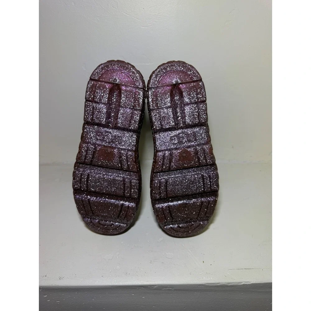 UGG Rain Boots Drizlita Glitter Pink Brown US Women 7